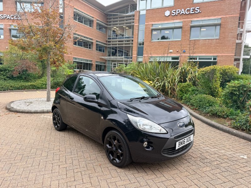 2016 Ford Ka 1.2 Zetec Black Edition Hatchback 3dr Petrol Manual Euro 6 s/s 69 ps